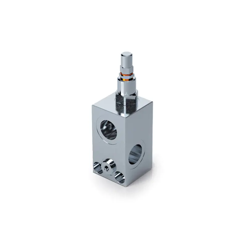 VALVOLA MASSIMA PRESSIONE 1/2" LT.70 AZIONE DIRETTA IN LINEA - 80-300 BAR